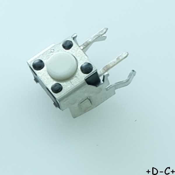 Commutateur Tactile N.O. SPST 20mA 15VDC 1.0N EVQ-PF003M Panasonic