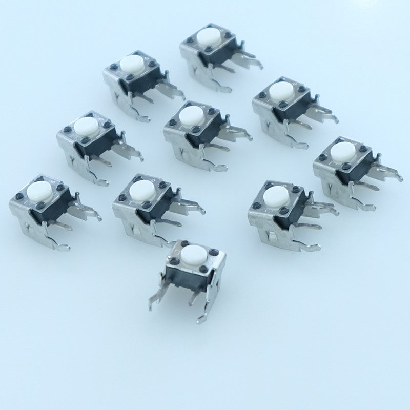 Commutateur Tactile N.O. SPST 20mA 15VDC 1.0N EVQ-PF003M Panasonic (lot de 10)