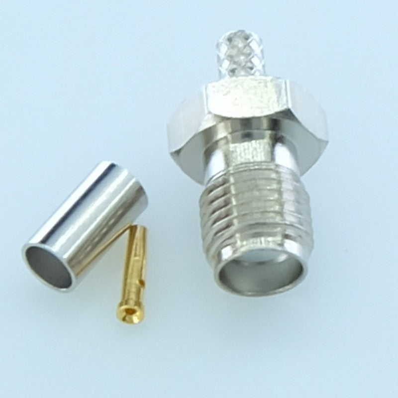 Fiche SMA femelle droite à sertir pour câble RG174/RG316 50ohm