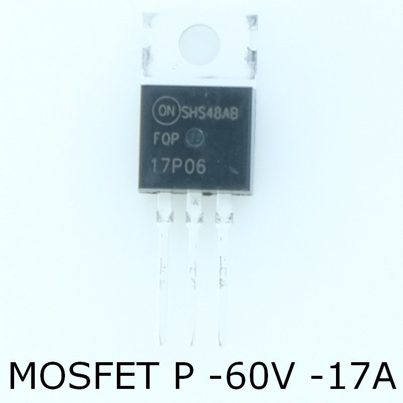 FQP17P06 Transistor MOSFET P-CH 60V 17A TO-220 ONS