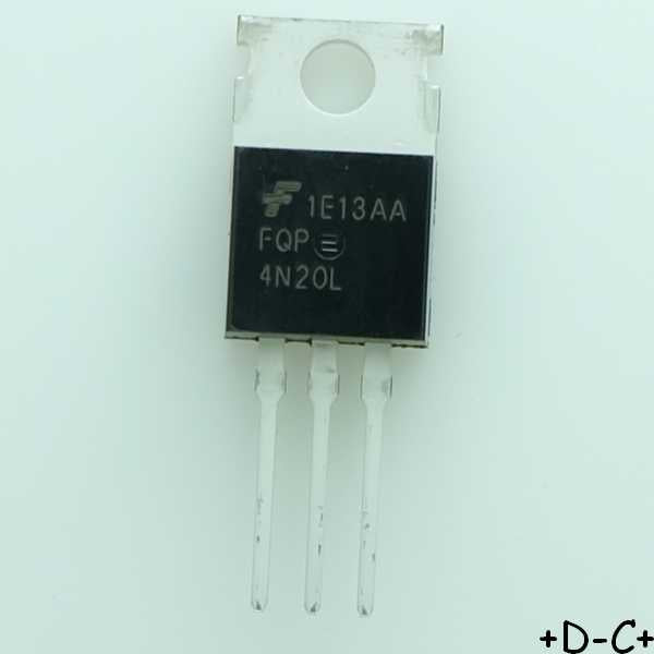 FQP4N20L Transistor MOSFET N-CH 200V 3.8A TO-220 ONS RoHS