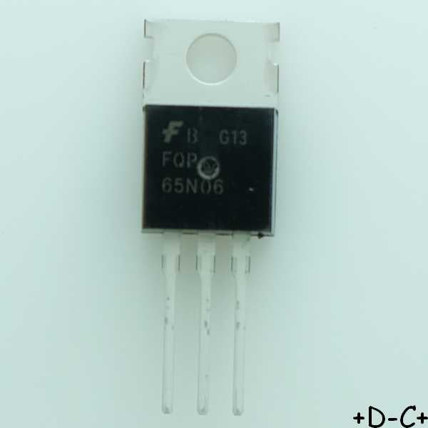 FQP65N06 Transistor Mosfet N 60V 65A TO-220 Fairchild