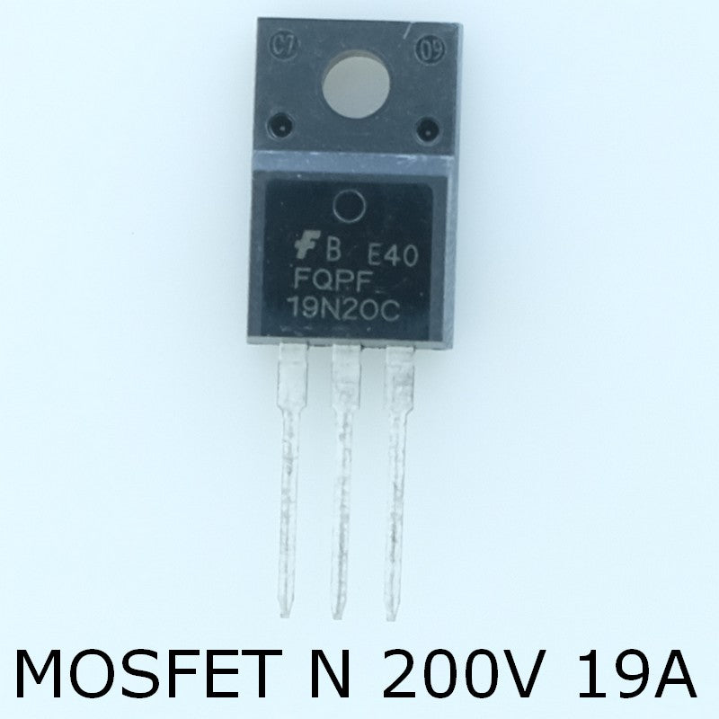 FQPF19N20C Transistor MOSFET N-CH 200V 19A TO-220F Fairchild - Distri-Compo