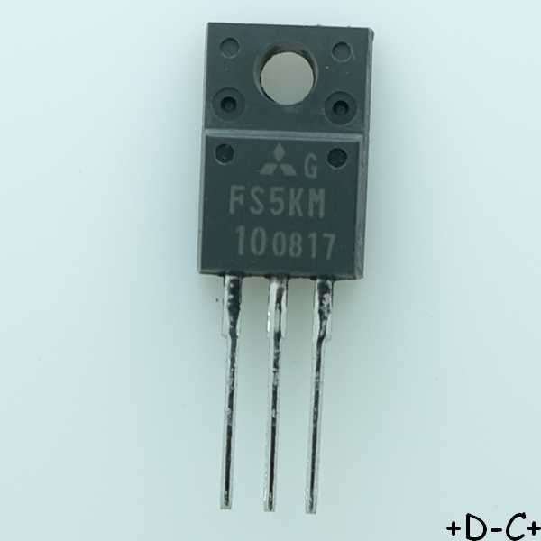 FS5KM-10 Transistor mosfet 500V 5A TO-220FN Mitsubishi
