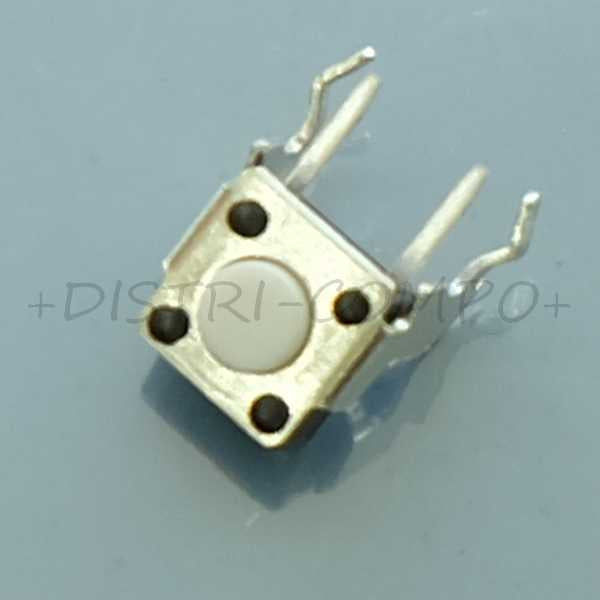 Commutateur tactile OFF (ON) SPST 50mA 24VDC 1.57N TE FSMRA1JH04 - Distri-Compo
