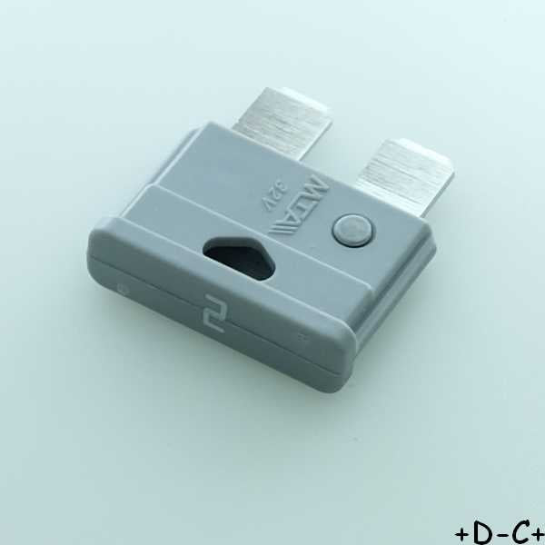 Fusible 2A auto standard 19mm