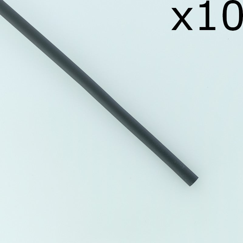 Gaine thermorétractable 2.4mm noire 2:1 polyoléfine 10cm 600V 125° (lot de 10)