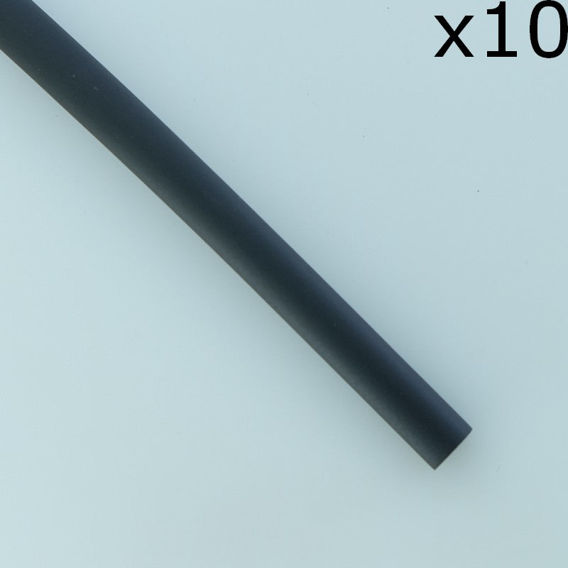 Gaine thermorétractable 4.8mm noire 2:1 polyoléfine 10cm 600V 125° (lot de 10)
