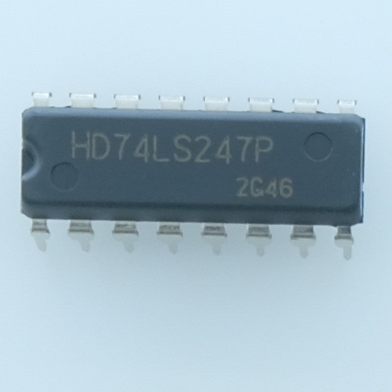 HD74LS247P-E - 74LS247 Decodeur BCD 7 segments DIP-16 Renesas - Distri-Compo