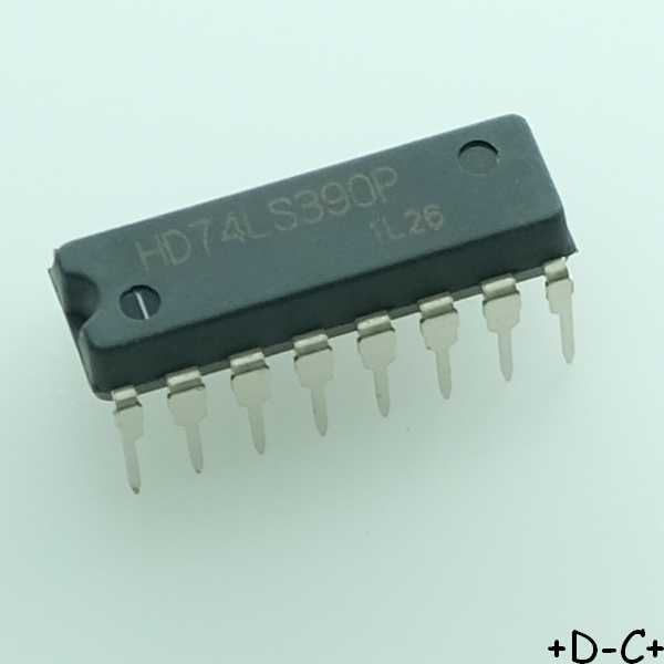 HD74LS390PE Dual decade counters DIP-16 Renesas RoHS