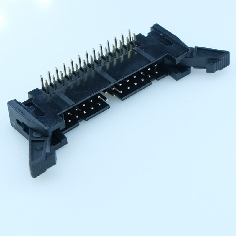 Connecteur HE10 26 points mâle coudé verrouillage 2.54mm