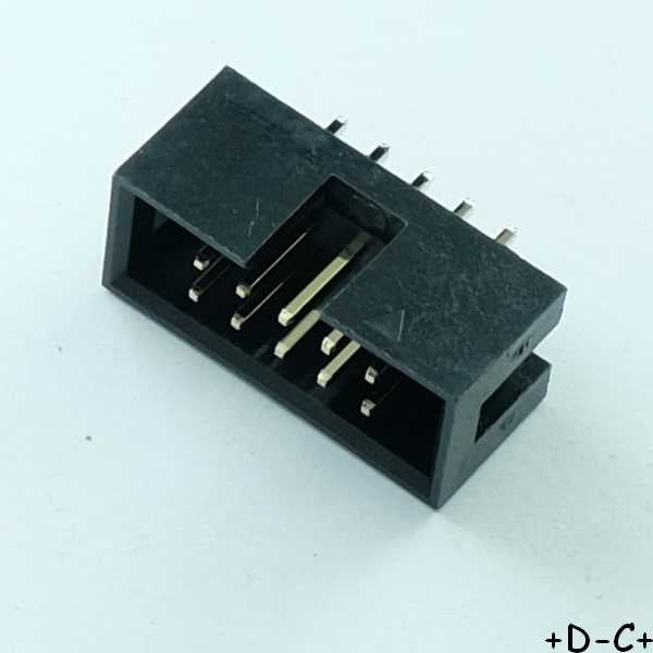 Connecteur HE10 10 points male 2.54mm