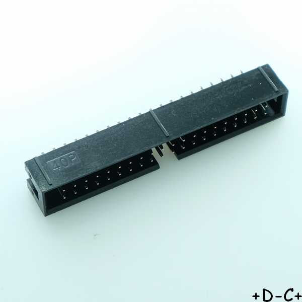 Connecteur HE10 40 points male 2.54mm