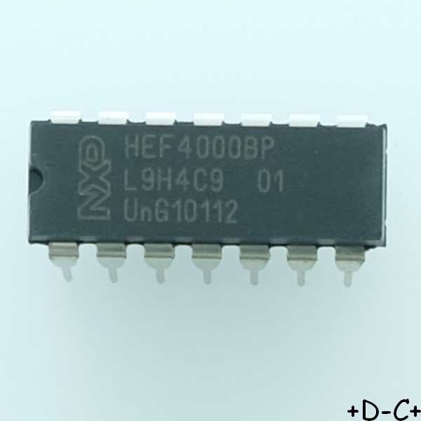 HEF4000BP NOR Inverter Gate 2-Element DIP-14 NXP RoHS