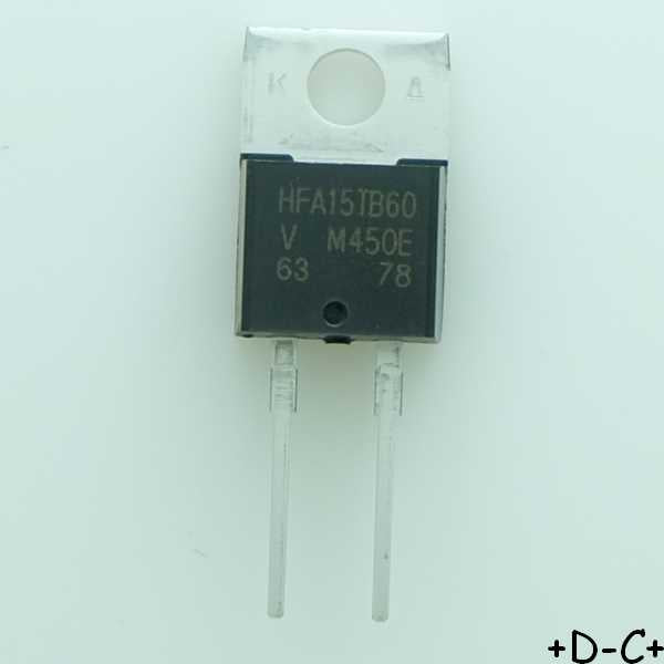 VS-HFA15TB60-M3 Diode 600V 15A TO-220AC Vishay RoHS