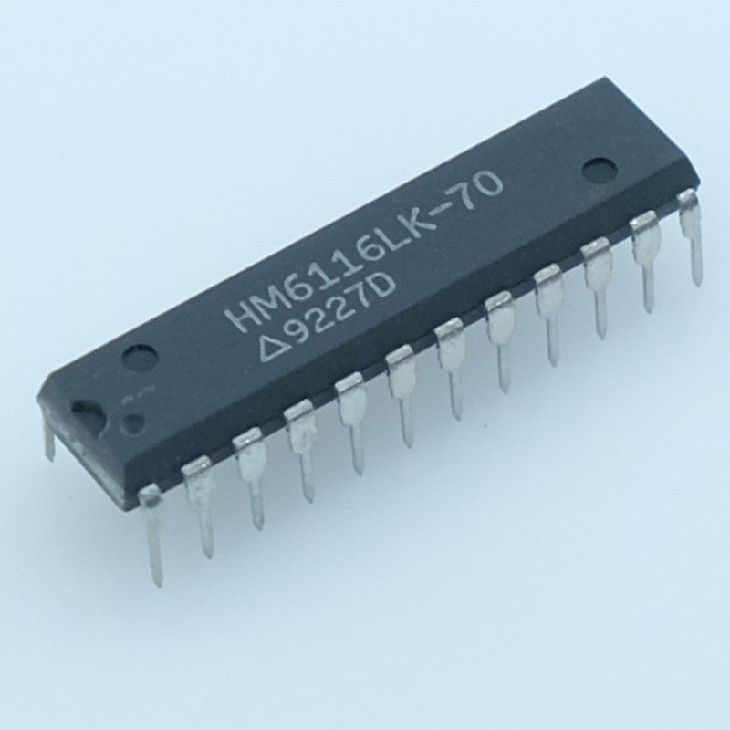HM6116LK-70 Mémoire SRAM CMOS statique 2K×8bits 5V 70ns DIP-24E Hitachi