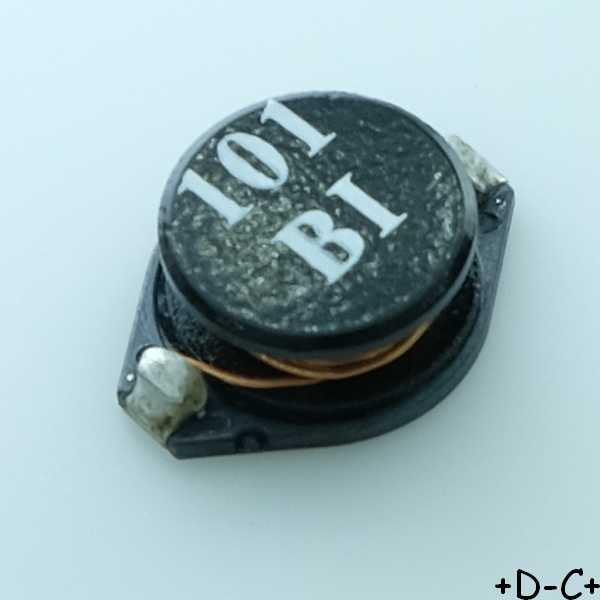 Inductance 100µH 1.70A 0.19ohm SMD HM7650101JTR BI Technologies