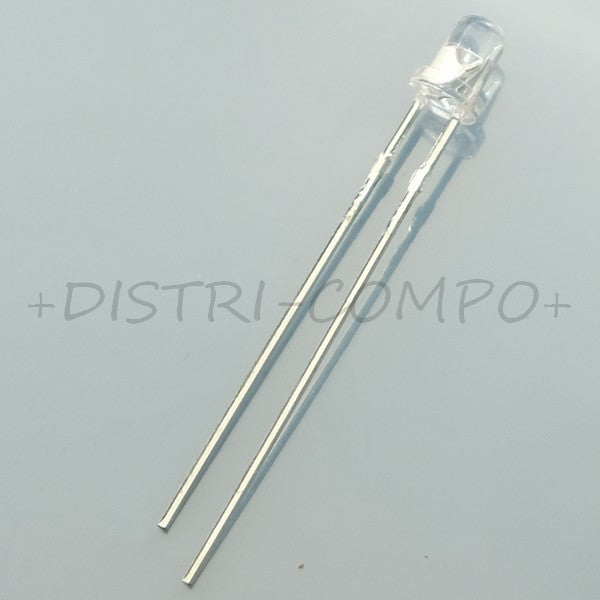 Led bleue 3mm 23° 3000-4000mcd HT204UBC Harvatek