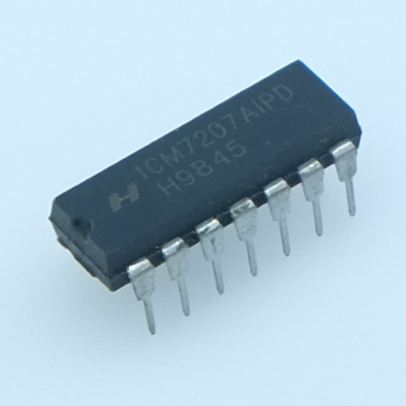 ICM7207AIPD Générateur de base de temps CMOS pour fréquencemètre DIP-14 Intersil