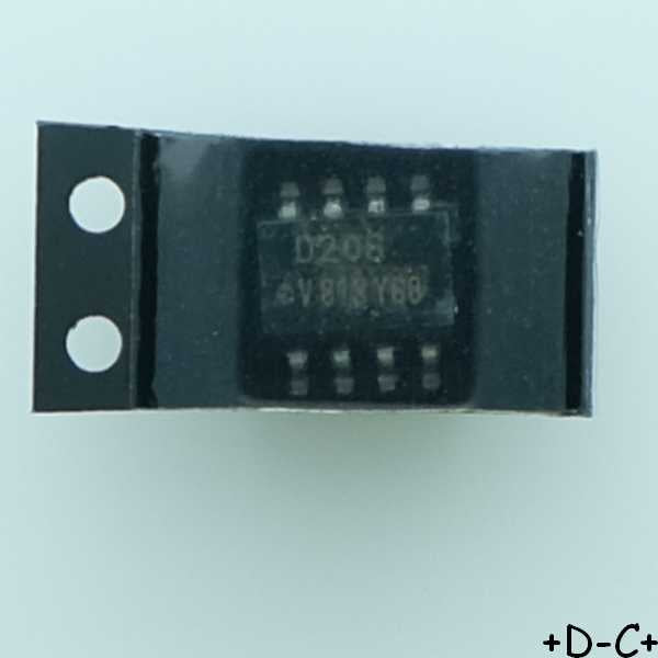 ILD206T Optocoupler Phototranistor Outpul SOIC-8 Vishay RoHS