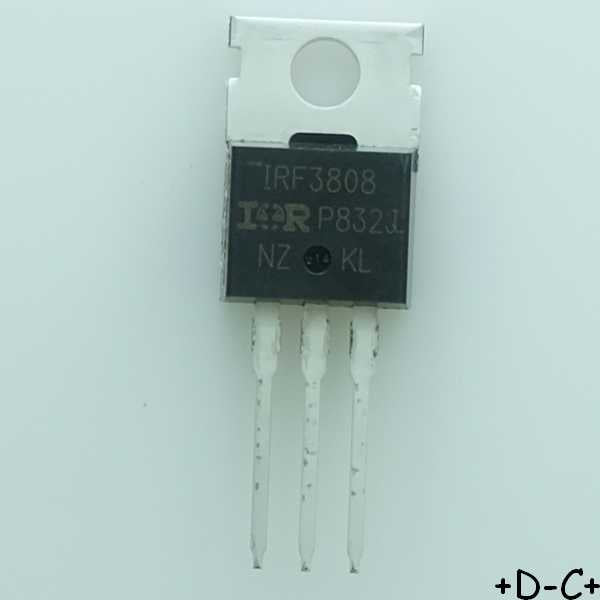 IRF3808PBF Transistor Hexfet TO-220 75V 140A I.R. RoHS