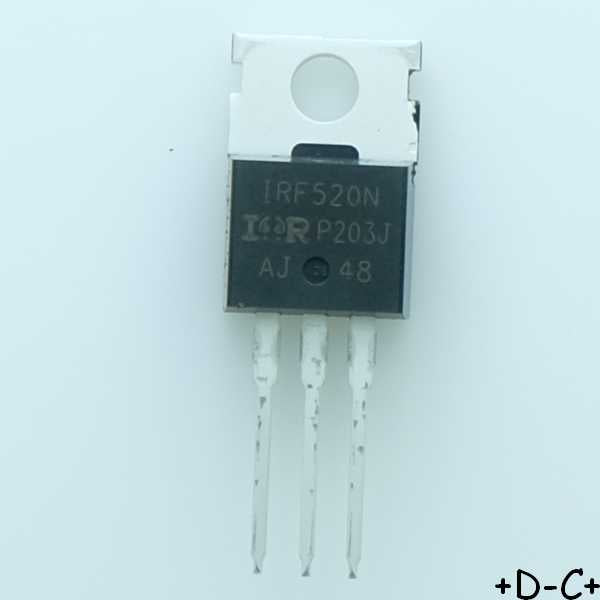 IRF520NPBF Transistor Mosfet 100V 9.7A 0.20ohm TO-220 I.R. RoHS
