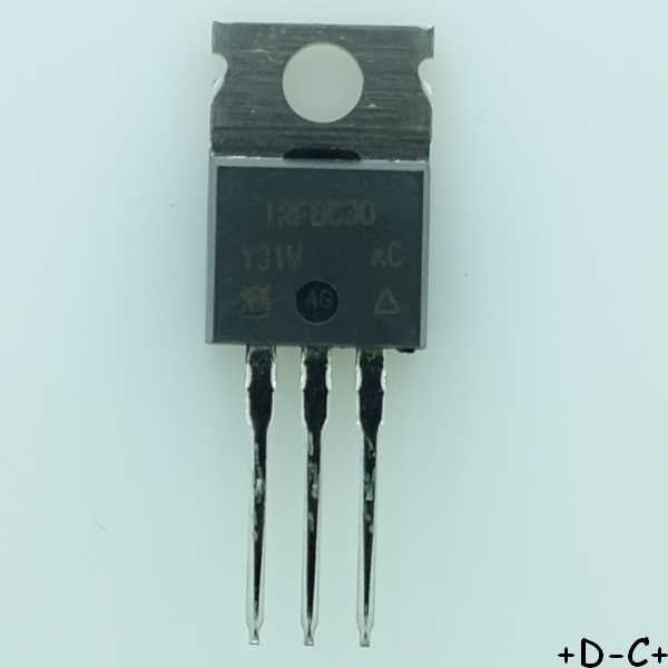IRFBC30PBF Transistor TO-220 600V 3.6A Vishay RoHS
