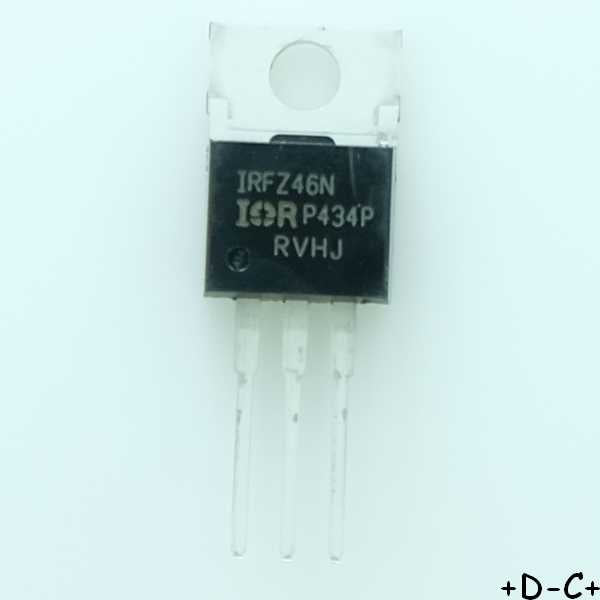 IRFZ46NPBF Transistor Hexfet TO-220 55V 53A I.R. RoHS