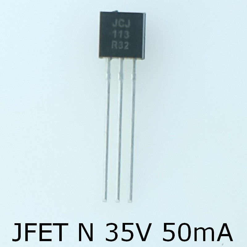 J113 Transistor JFET N 35V 50mA TO-92 ONS