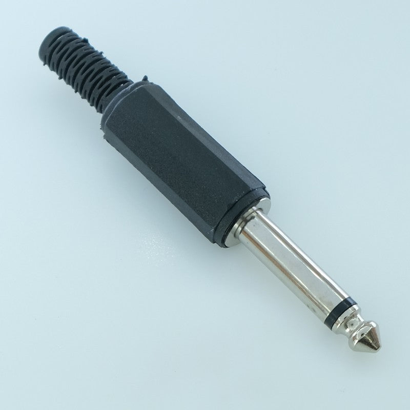 Fiche Jack 6.35mm mono mâle plastique RND