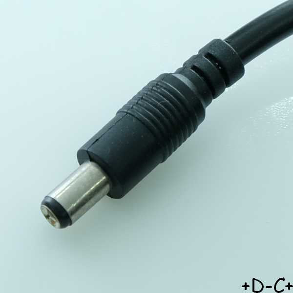 Câble d'alimentation D.C. mâle femelle 2.5mm longueur 3m00 Goodbay