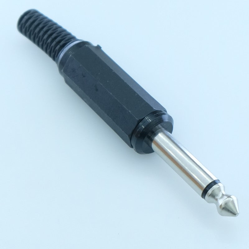 Fiche jack 6.35mm mono mâle plastique Lumberg KLSM3