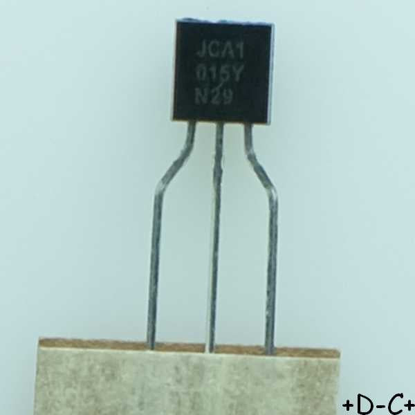 KSA1015-Y Transistor BJT PNP 50V 150mA 400mW TO-92 ONS RoHS