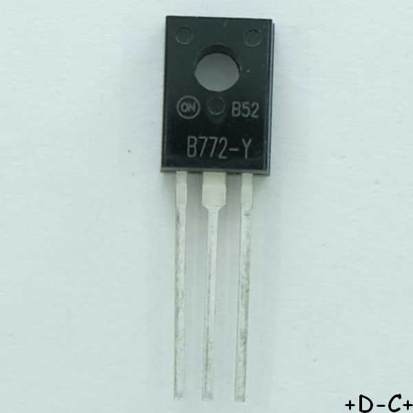 KSB772-Y Transistor PNP 30V 10W 3A 160hFE TO-126 ONS RoHS