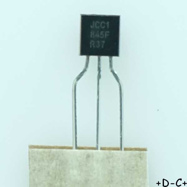 KSC1845-F Transistor NPN 120V 50mA 300hFE TO-92 ONS - Distri-Compo