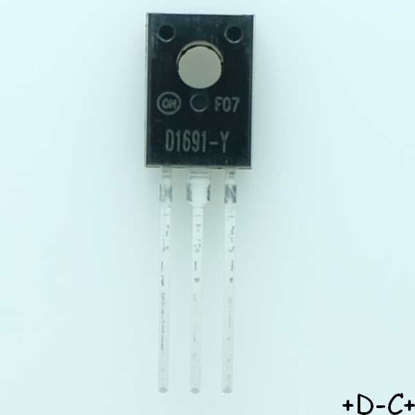 KSD1691-Y Transistor BJT NPN 60V 5A 20W TO-126 ONS RoHS