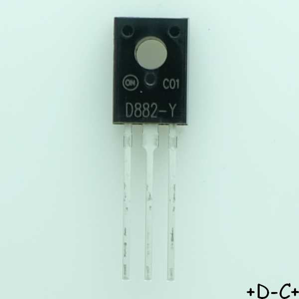 KSD882-Y Transistor NPN 30V 10W 3A 160hFE TO-126 ONS RoHS