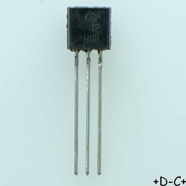 MPSA42 - KSP42BU Transistor NPN 300V 100mA TO-92 Fairchild RoHS - Distri-Compo