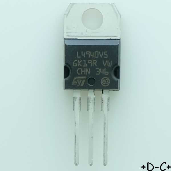 L4940V5 Very low drop 1.5A regulators TO-220 STM RoHS