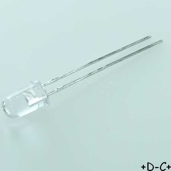L-7113SRC-DW Led rouge 5mm 20° 660nm 1600-1800MCD RoHS - Distri-Compo