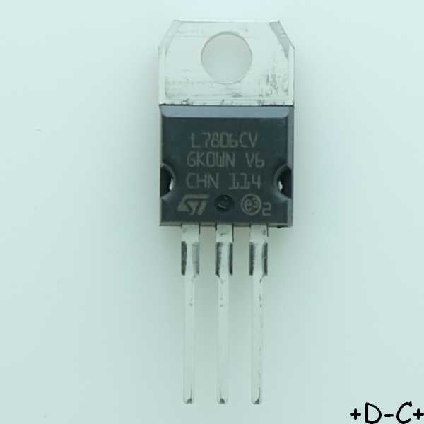 L7806CV-DG Regulateur de tension +6V 1A TO-220 STM