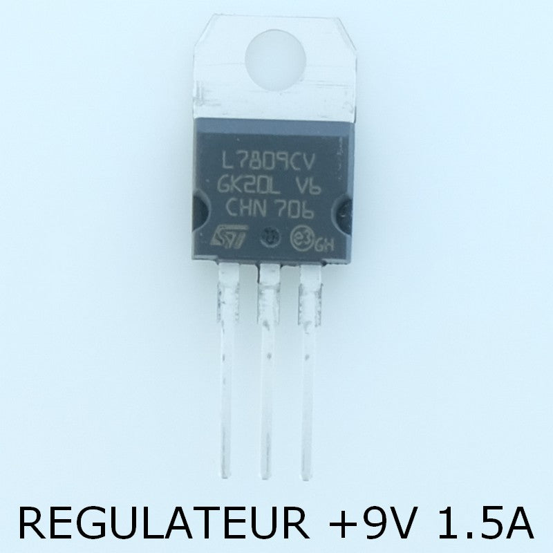 L7809CV Régulateur positif +9V 1.5A TO-220 STM - Distri-Compo