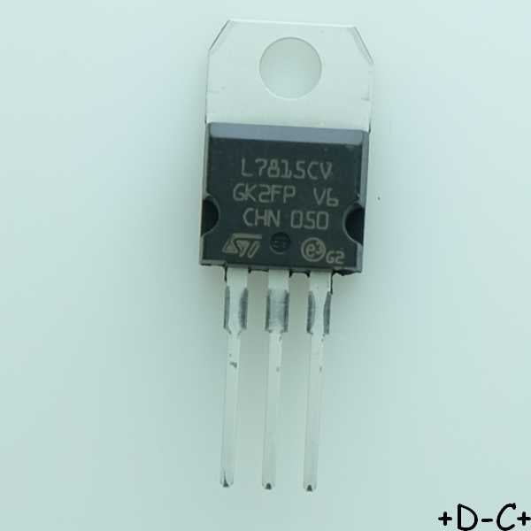 L7815CV Regulateur de tension +15V 1.5A TO-220 STM RoHS