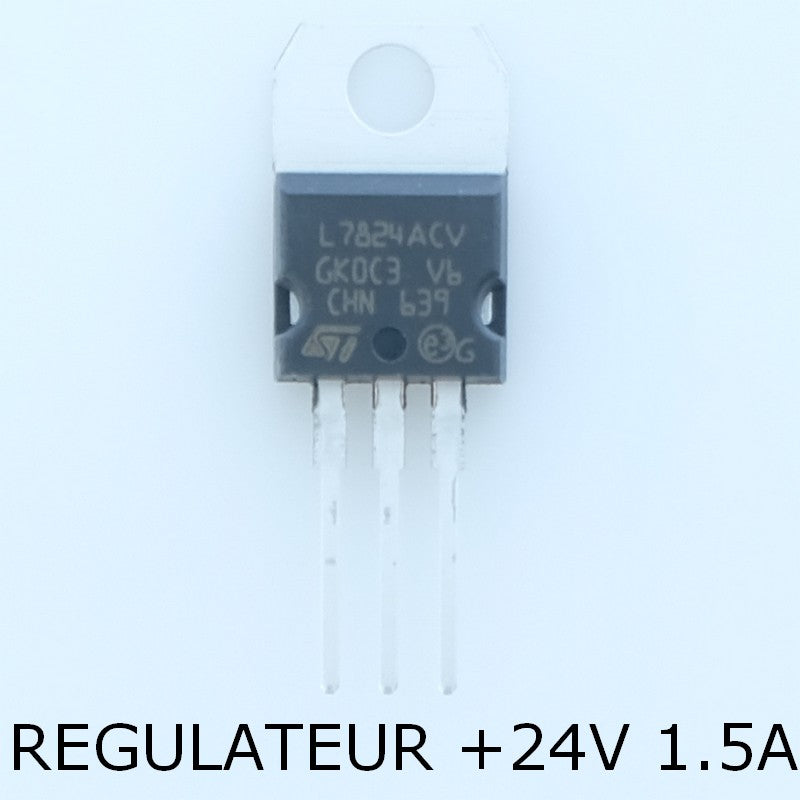 L7824ACV Régulateur positif +24V 1.5A TO-220AB STM - Distri-Compo