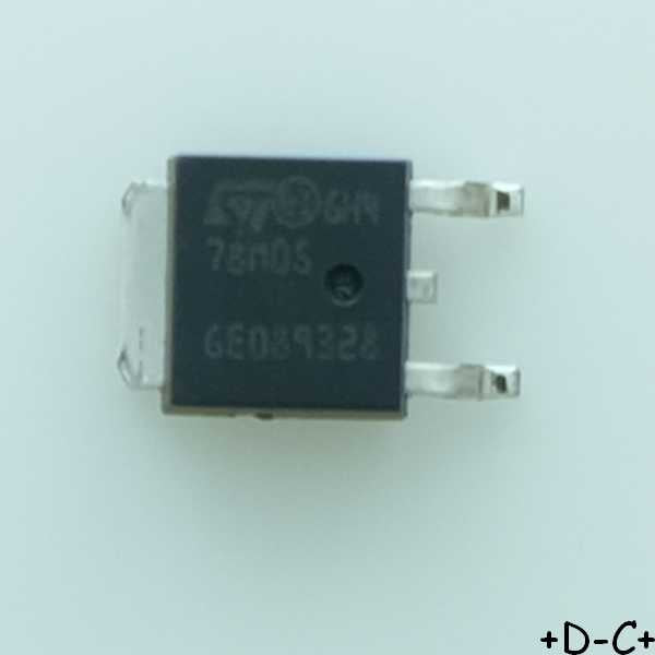 L78M05CDT-TR Regulateur positif 5V 500mA D-PACK STM RoHS