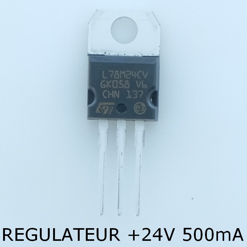 L78M24CV-DG Régulateur positif +24V 500mA TO-220AB STM - Distri-Compo