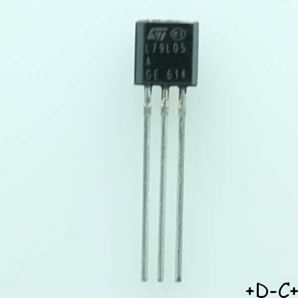 L79L05ACZ Regulateur negatif -5V 100mA STM - Distri-Compo