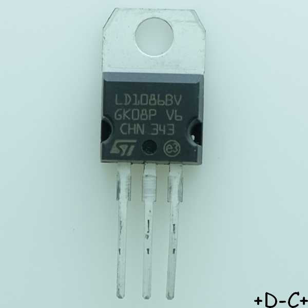 LD1086BV Regulateur tension LDO TO-220 STM RoHS