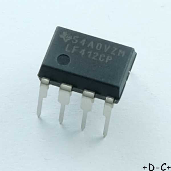 LF412CP Dual JFET-input Operational Amplifier DIP-8 Texas RoHS