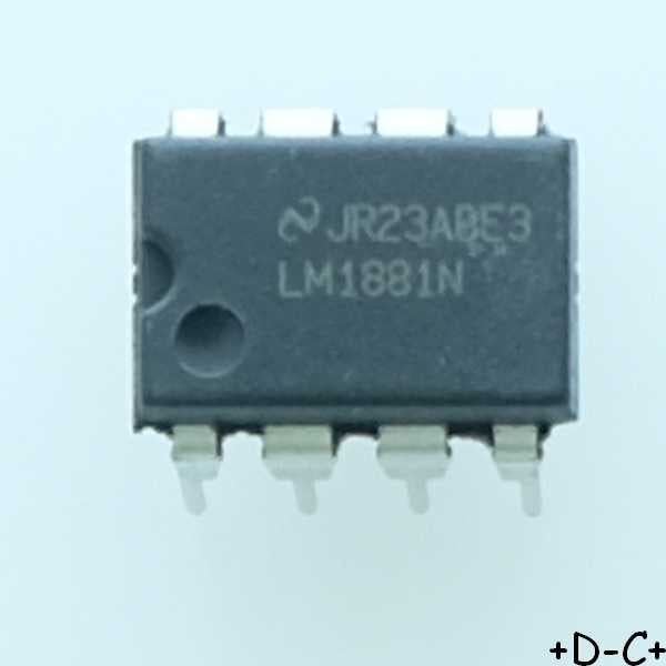 LM1881N Separateur de synch TV DIP-8 Texas RoHS